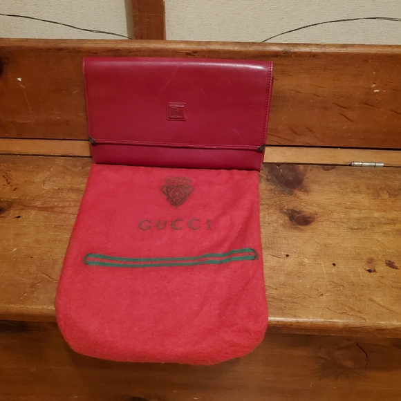 1950s Gucci Travel Passport/Ticket, & Currency Holder. Dustbag Included. - Picture 6 of 15